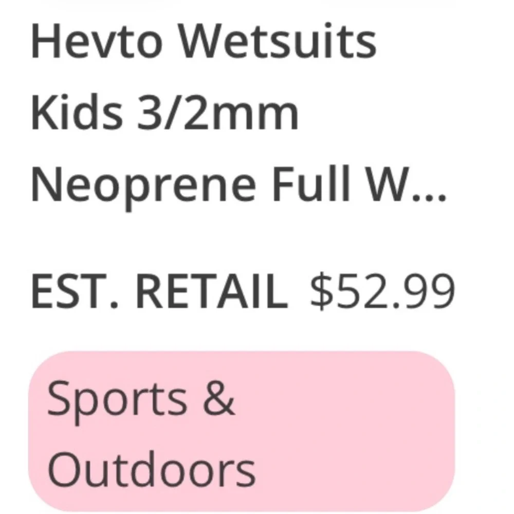 Heeto Wetsuit Kids Size 6 Black Blue New Shorty Front Zip Neoprene Short Sleeve